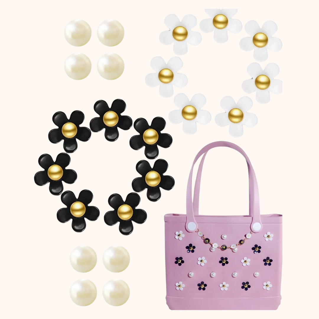 Kit de Breloques-Fleurs & Perles