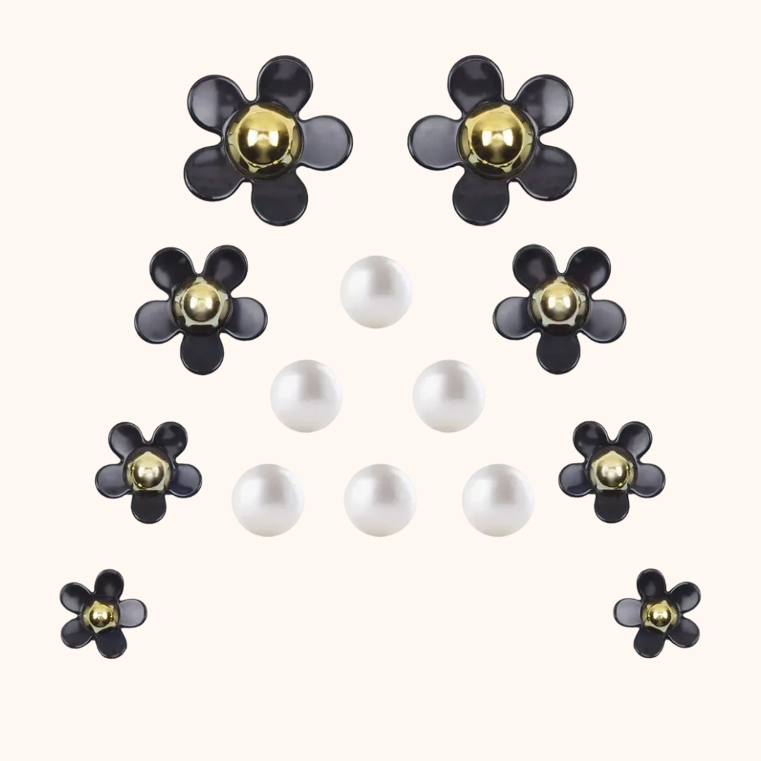 Kit de Breloques-Fleurs & Perles