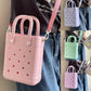 Beach Tote Bag Picnic Storage Baske Summer Women Travel Handbags Fashion Shopping Bag Rubber EVA Waterproof Beach Bag Purse