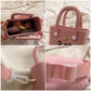 Beach Tote Bag Picnic Storage Baske Summer Women Travel Handbags Fashion Shopping Bag Rubber EVA Waterproof Beach Bag Purse